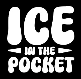 Logo Ice in the pocket version noir/blanc