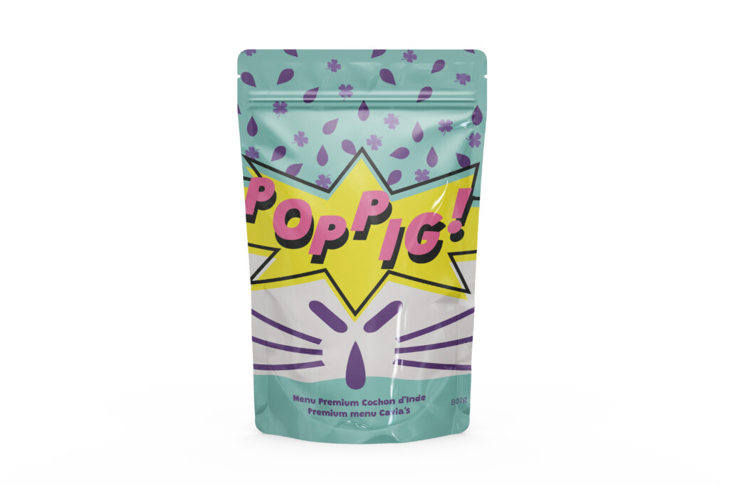 Packaging avant Pop Pig!