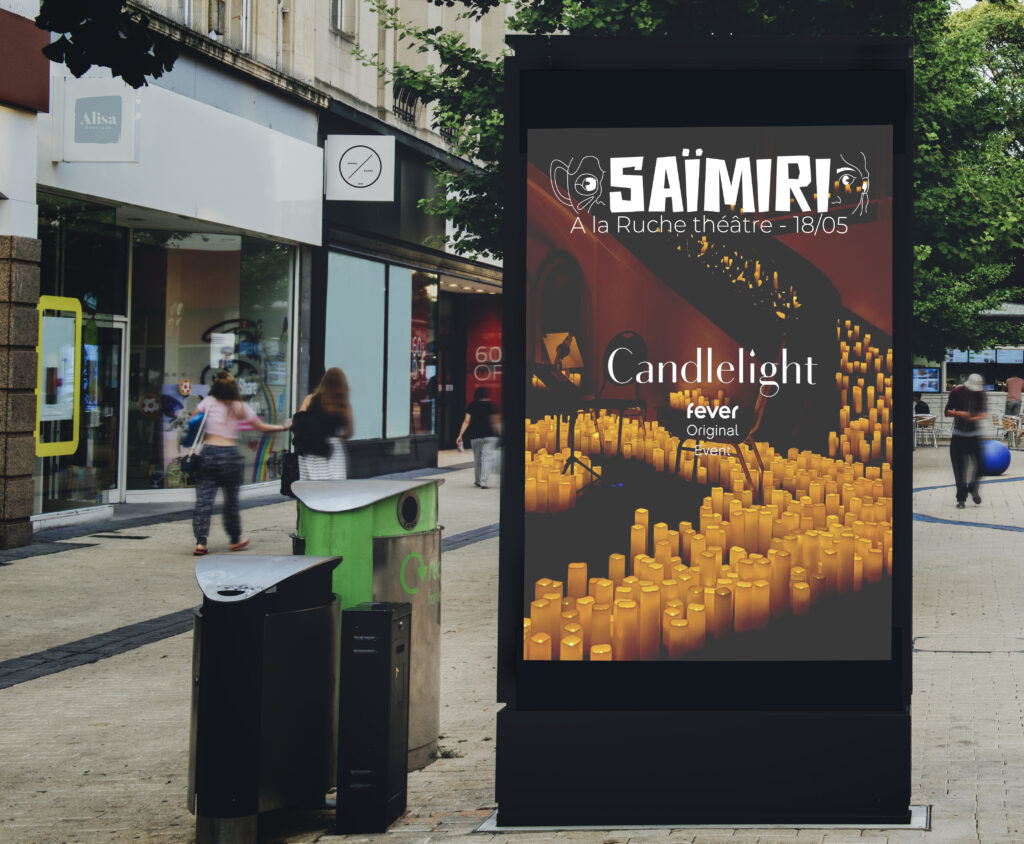 Mockup Saïmiri campagne publicitaire